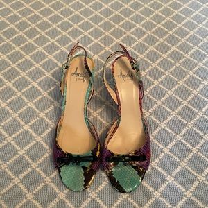 Amalfi by Rangoni Snakeskin Heels